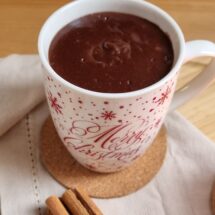 Chocolate caliente casero estilo Italiano (5 ingredientes)